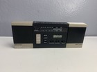 Vintage Am fm Clock Radio Stereo System W  One Detachable Speaker - Model   Us-2