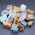 Assorted Rough Stone Crystal Mineral Mix Natural Genuine Specimens