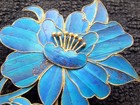 Chinese Kingfisher Feather Hair Pin Tfloral And Leaf Design No Us Import Fees