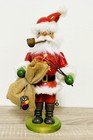 Vintage Christian Ulbricht Erzgebirge German Smoker Santa Incense Figurine 11 5   