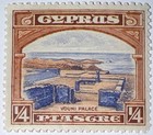 Travelstamps  1934 Cyprus Stamps Sc  125  Kgv 1 4 Pi Mint Og Never Hinged