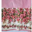 Vintage Kitchen Apron Union Tag Pink Floral Heart 50 s Cotton New Old Stock Nos