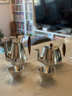 Anton Michelsen Copenhagen Sterling Denmark 4 Pc Tea Coffee Set Danish Mcm