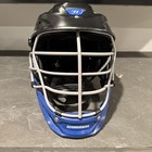 Black Blue Warrior Burn Lacrosse Helmet Size Large Boa