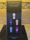 Starbucks Summer 2024 Printed Dome Lid Reusable Plastic Cold Cups Set Of 5 New