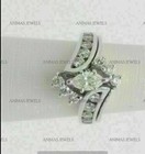 2 00 Ct Marquise Cut Moissanite Bridal Set Engagement Ring 925 Sterling Silver