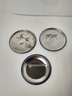 Buttons Advertising Vintage Set Of 3 Pin Back
