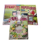 6 Vtg Cardmaking And Paper Craft Idea Magazines Stamping Inspirations   More