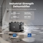 Alorair  Galaxy 60 145 Pint Dehumidifier For Basements 1 800 Sq ft 5y Warranty
