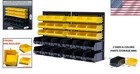 Garage Storage Bins Wall Mounted Organizer Small Hardware Parts Screws Nuts B   