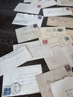 Vintage Huge Lot Of 80 Old Letters  1899-1960s Rare Old Vintage Antique All Kind