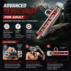 Outdoor Aluminum Alloy Slingshot For Adults  With Automatic Magazine Feeding