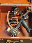 C  Plath Sextant circa 1957 Hamburg Germany  Original Box W  Paperwork   Receipt