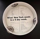 John Lennon One On One Concert Promo 1972 Tgi Fridays Tambourine W  Bonus   