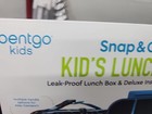Bentgo Kids 2 Piece Set Kids Snap   Go Blue Dinosaur Leak Proof Insulated Bag