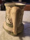  2 1900 German Germany Schafer Vater Porcelain Elephant Handled Ballerina Vase