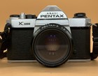 Vintage Asahi Pentax K1000 35mm Camera W smc Pentax A 1 2 50mm 3 Additional Lens
