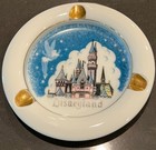 Two Vintage Disney Ashtrays From Disneyland Hotel And Park 1980 s