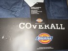 Dickies   Coveralls Navy Blue Long Sleeve Polyester Elastic At Waist   L Reg
