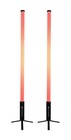 Rockville 2x Rock Saber 23 Hour Battery Dj stage Tube Lights wireless Dmx bag