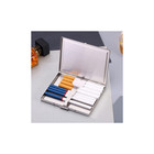 Stainless Steel Extra Slim Cigarette Case Metal Cigarette Holder Case For 100 s