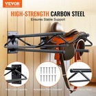 Vevor Saddle Rack With Pad Bar 2 Packs Wall Mounted Horse Saddle Stand Black