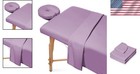 3-piece Microfiber Massage Table Sheets     Soft   Durable Lavender Set
