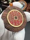 Lightning-struck Ujube Wood Inlaid With The    mountain Ghost    Coin                                    