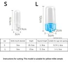 Bird Cage Water Feeder Hanging Parrot Finch Budgie Food Dispenser 90ml 200ml Set