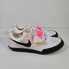 Nike Zoom Sd 4 White Black Pink Track Field Shoes 685135-102 Mens 11