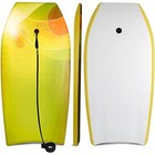Body Board Lightweight With Eps Core  Hdpe Slick Bottom  Leash   33-inch Yellow