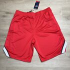 Reebok Speedwick Workout Ready Mesh Shorts Vector Red Mens Size Large Nwt