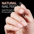 504 Pcs Gel Tips Nail Extensions Full Cover    square Coffin Almond      Soft Gelx 