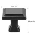  Kitchen Cabinet Square Knobs Cupboard Hardware Drawer Handles Matte Black Lot
