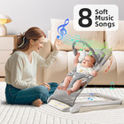 Baby Bouncer  Portable Baby Bouncer Seat For Babies 0-6 Months  Infant Bounce   