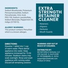 Denture Cleaner Tablets - Mint Flavor  2-month Supply  Removes Stains   Odors  C