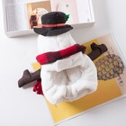 Christmas Pet Puppy Costume Xmas Holiday Warm Snowman Cosplay Dog Clothes S-xl