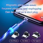 Magnetic Charging Cable Streamer Fast Charging Cable Lighting Micro Usb Cable Le