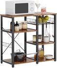 3-tier Kitchen Baker s Rack Utility Microwave Oven Stand Storage Cart Worksta   