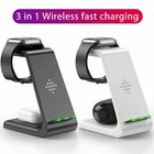 Charging Dock Stand Station 3 In 1  For Apple Watch Air Pods Iphone 11 12  13