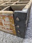 Vintage Antique Drink Coca-cola Yellow Wooden Case Box 24 Bottle Coke Soda Crate