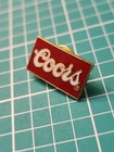 Vtg Coors Beer Alcohol Logo Gold Tone Lapel Pin