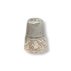 Antique Vintage Lot Of Thimbles Gilded Great For Collectors