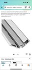 83 In Continuous Geared Door Hinge Aluminum Silver Anodized Heavy Duty