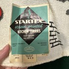 Vintage Startex Screen Printed Kitchen Terrie Towel With Italian Themed Decor