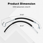 Power Steering Pressure Hose   Steering Return Line Kit Compatible With Chevy   