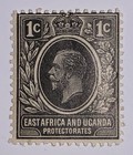 Travelstamps  East Africa And Uganda Stamps Scott  44 1c Mint Original Gum Lh