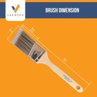 3-pack - 2  Angle Brushes For All Latex And Oil Paints   Stains