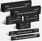 7pcs Sanding Block Kit Flexible Eva Foam Wet Or Dry Various Shapes And Sizes