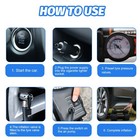 Heavy Duty Portable Air Compressor Car Tire Inflator Electric Pump Auto New 12v